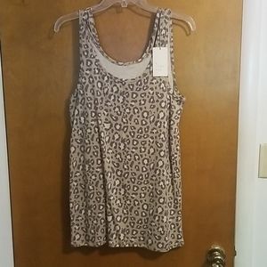 Leopard tank top